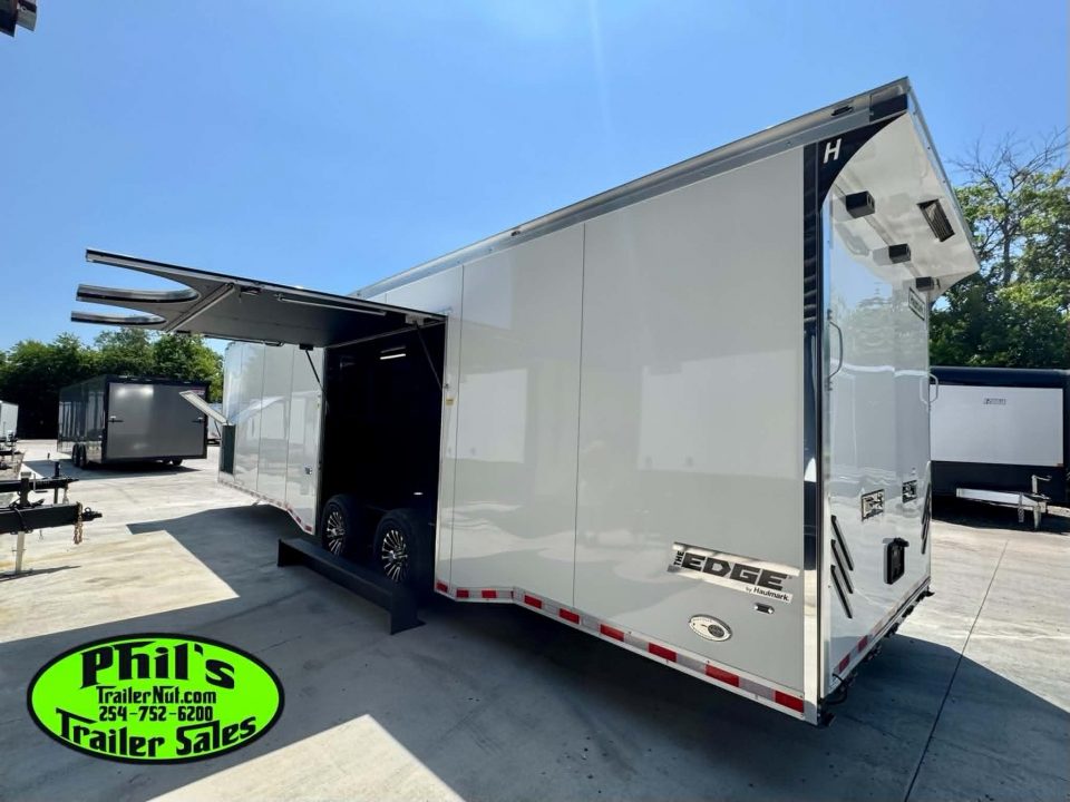 New 2026 Haulmark EDGE PRO 8.5X32 RACE TRAILER ESCAPE DOOR & TANDEM 7000 LB AXLES Car / Racing Trailer