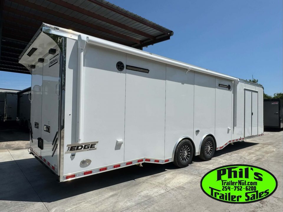 New 2026 Haulmark EDGE PRO 8.5X32 RACE TRAILER ESCAPE DOOR & TANDEM 7000 LB AXLES Car / Racing Trailer