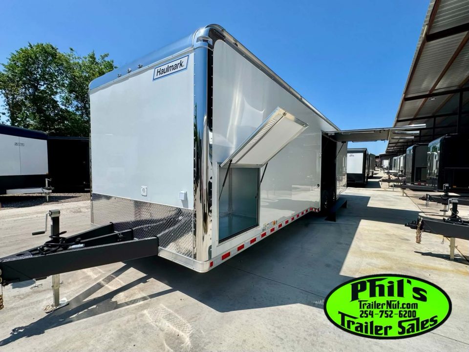 New 2026 Haulmark EDGE PRO 8.5X32 RACE TRAILER ESCAPE DOOR & TANDEM 7000 LB AXLES Car / Racing Trailer