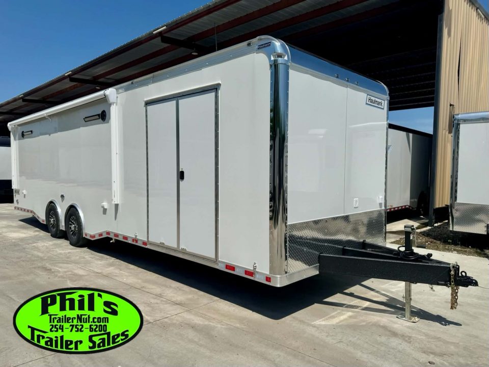 New 2026 Haulmark EDGE PRO 8.5X32 RACE TRAILER ESCAPE DOOR & TANDEM 7000 LB AXLES Car / Racing Trailer