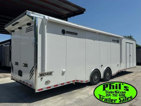New 2026 Haulmark EDGE PRO 8.5X32 RACE TRAILER ESCAPE DOOR & TANDEM 7000 LB AXLES Car / Racing Trailer
