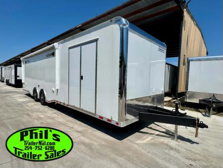 New 2026 Haulmark EDGE PRO 8.5X32 RACE TRAILER ESCAPE DOOR & TANDEM 7000 LB AXLES Car / Racing Trailer