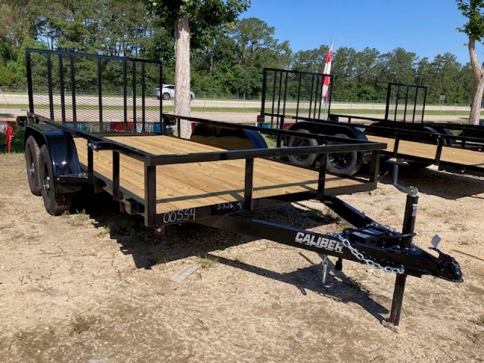 New 2026 Caliber Trailer Mfg 6.06x14 TA Utility Trailer