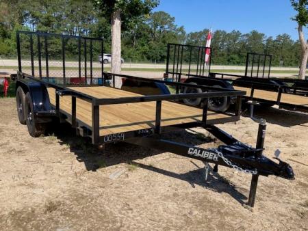 New 2026 Caliber Trailer Mfg 6.06x14 TA Utility Trailer
