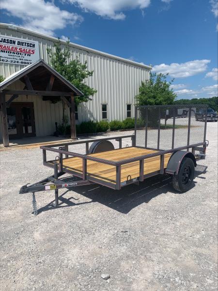 New 2026 Triple R 82X10 TUBE TOP UTILITY W/4' GATE