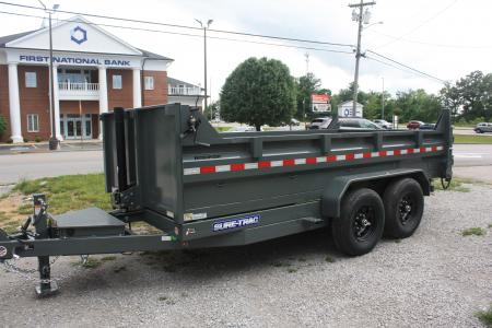 New 2026 Sure-Trac 14K Telescopic Dump Bin