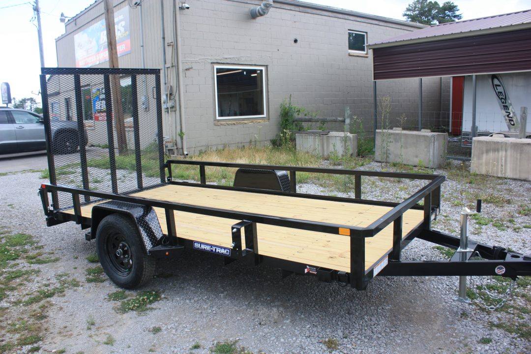 New 2026 Sure-Trac HD LAY FLAT GATE Utility Trailer