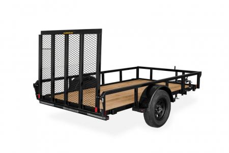 New 2026 H&H TRAILERS 76x12 Rail Side Utility Trailer 3K Idler Utility Trailer