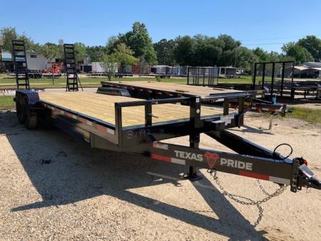 New 2026 Texas Pride Trailers 6.10x22+2 - EQ722216KBP Equipment Trailer