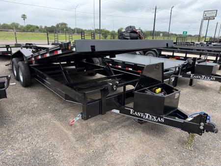 New 2027 East Texas Trailers 102x22ft Tilt Car Hauler 14k