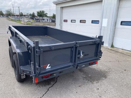 New 2026 Lamar Trailers 5 X 10 FT DUMP TRAILER TARP KIT AND PULL OUT RAMPS 7K GVWR