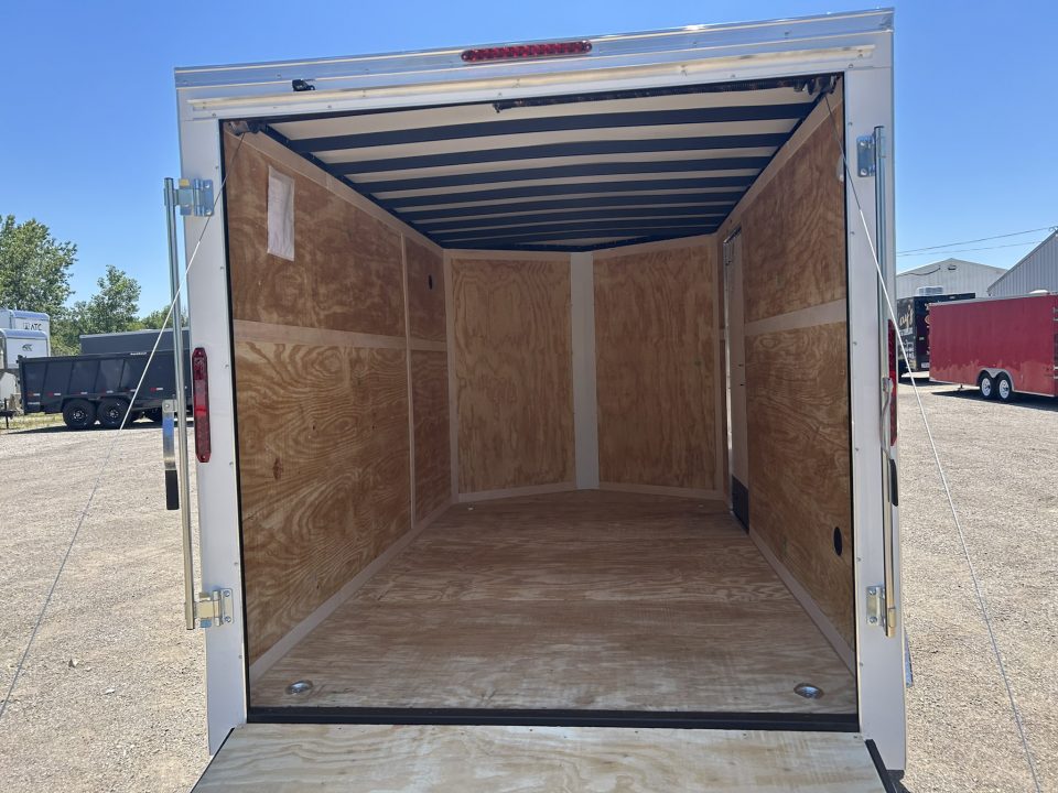 New 2026 Homesteader Trailer 7 X 12 FT TANDEM AXLE  INTREPID CARGO TRAILER WITH RAMP DOOR 6 FT 6IN INTERIOR HEIGHT