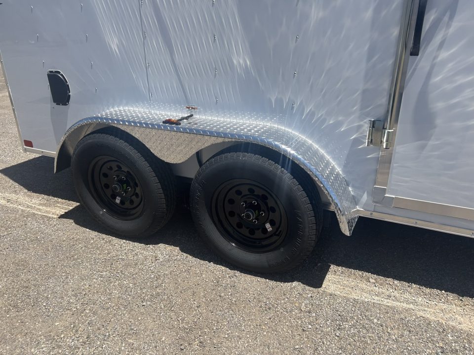 New 2026 Homesteader Trailer 7 X 12 FT TANDEM AXLE  INTREPID CARGO TRAILER WITH RAMP DOOR 6 FT 6IN INTERIOR HEIGHT