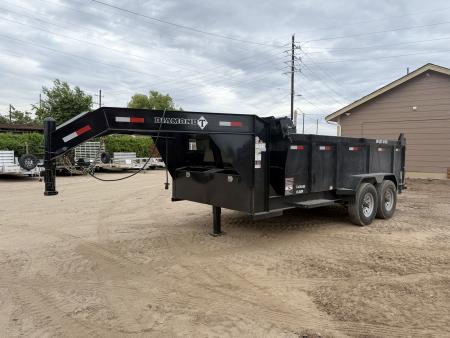 Used 2026 Diamond T 7-14-4H Gooseneck Dump 8K AXLES Dump Trailer