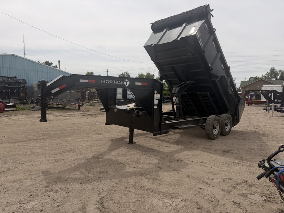 Used 2026 Diamond T 7-14-4H Gooseneck Dump 8K AXLES Dump Trailer