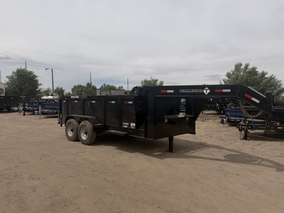 Used 2026 Diamond T 7-14-4H Gooseneck Dump 8K AXLES Dump Trailer