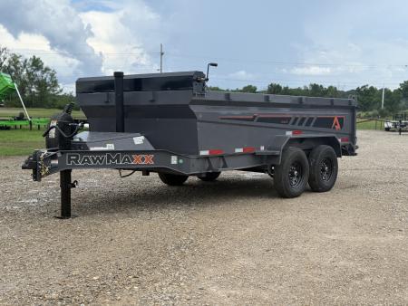 New 2026 RawMaxx GDX 83X14 / TELESCOPIC / I-BEAM FRAME / TARP KIT Dump Trailer