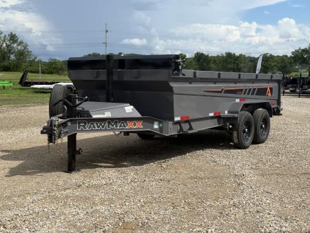 New 2026 RawMaxx GDX 83X16 / TELESCOPIC / I-BEAM FRAME / TARP KIT Dump Trailer