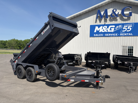 New DCB 83X14 14K DUMP TRAILER - GRAY