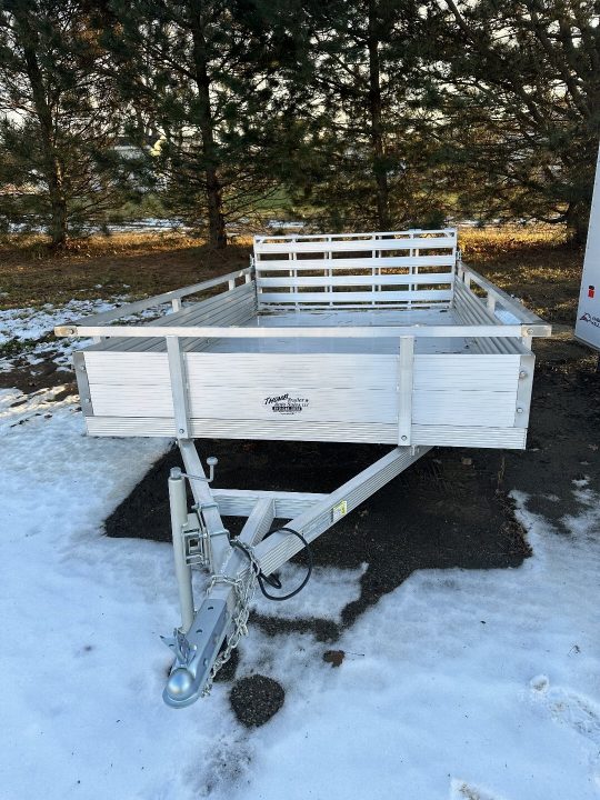 New 2024 THUMB TRAILER SOLID SIDE ALL ALUMINUM 5X10 Utility Trailer