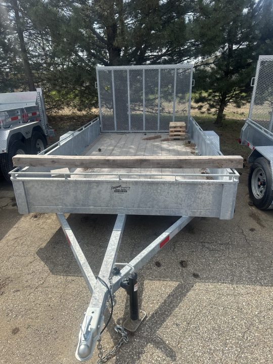 New 2025 80X12 THUMB TRAILER GALVANIZED SOLID SIDE UTILITY TRAILER