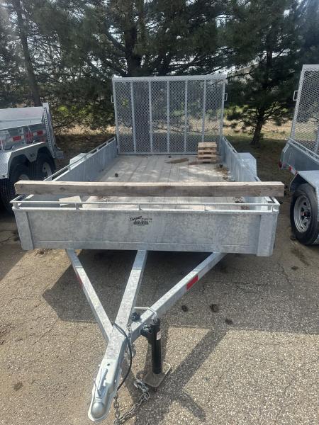 New 2025 80X12 THUMB TRAILER GALVANIZED SOLID SIDE UTILITY TRAILER