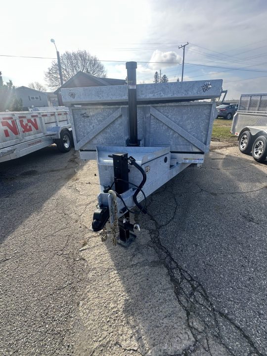New 2025 82x14 BND 14 K Galvanized Dump Trailer