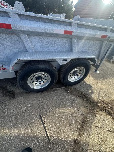 New 2025 82x14 BND 14 K Galvanized Dump Trailer