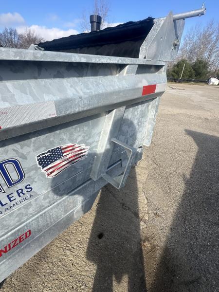 New 2025 82x14 BND 14 K Galvanized Dump Trailer
