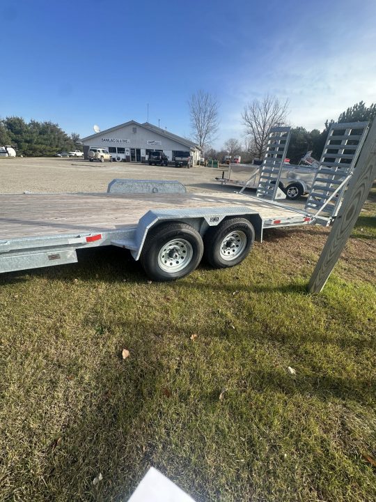 New 2025 82x24 BND 14 K Galvanized Equipment Trailer