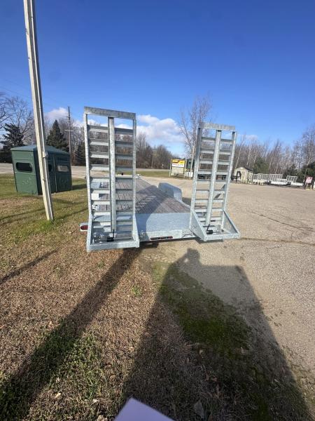 New 2025 82x24 BND 14 K Galvanized Equipment Trailer