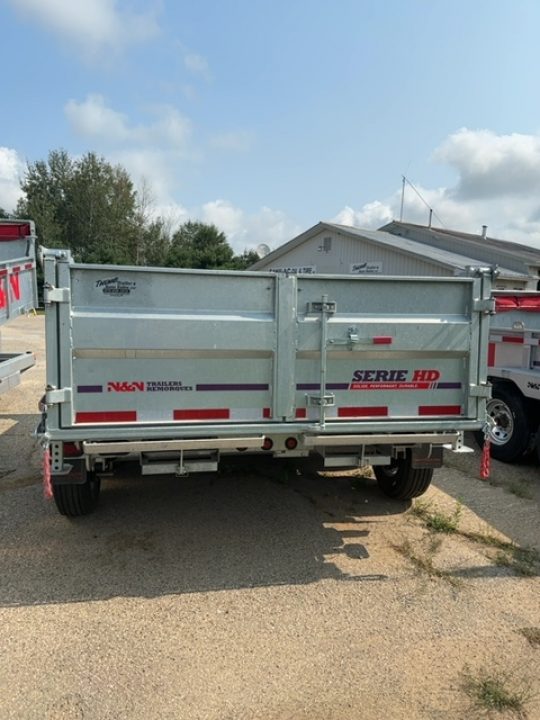 New 2026 82x12 N & N 15k Dump Trailer with Hydraulic Jack