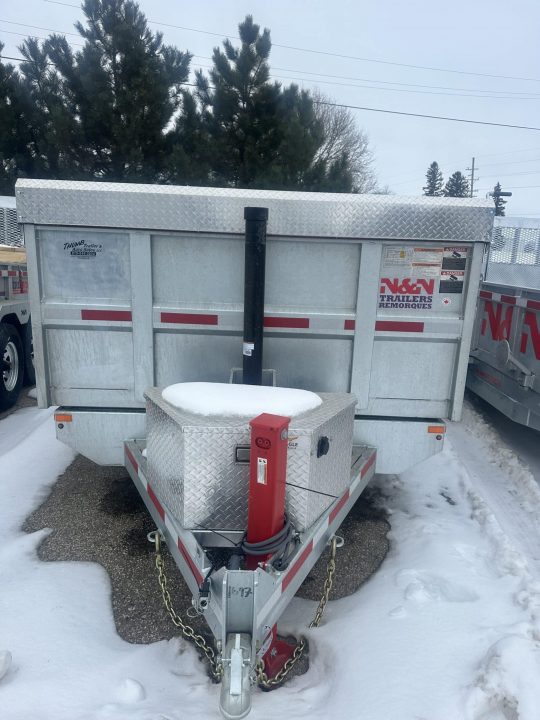 New 2026 82x12 N & N 15k Dump Trailer with Hydraulic Jack