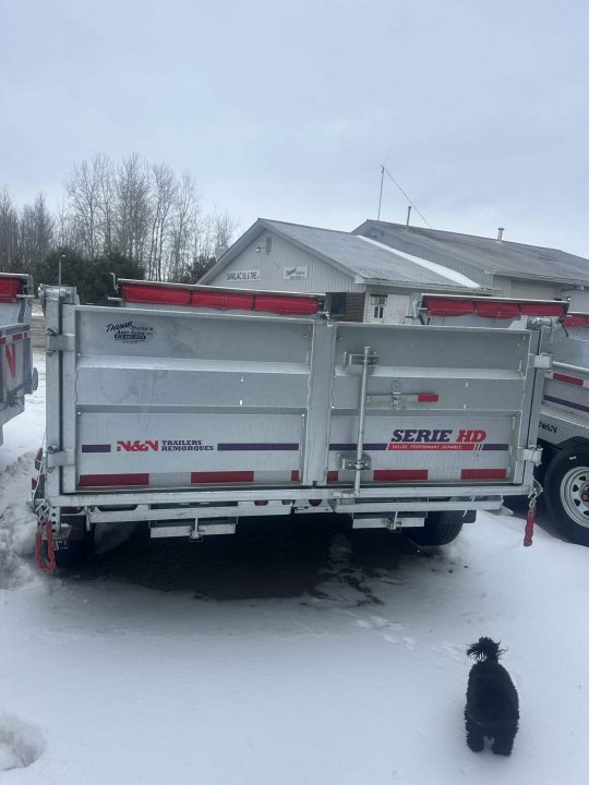 New 2026 82x12 N & N 15k Dump Trailer with Hydraulic Jack