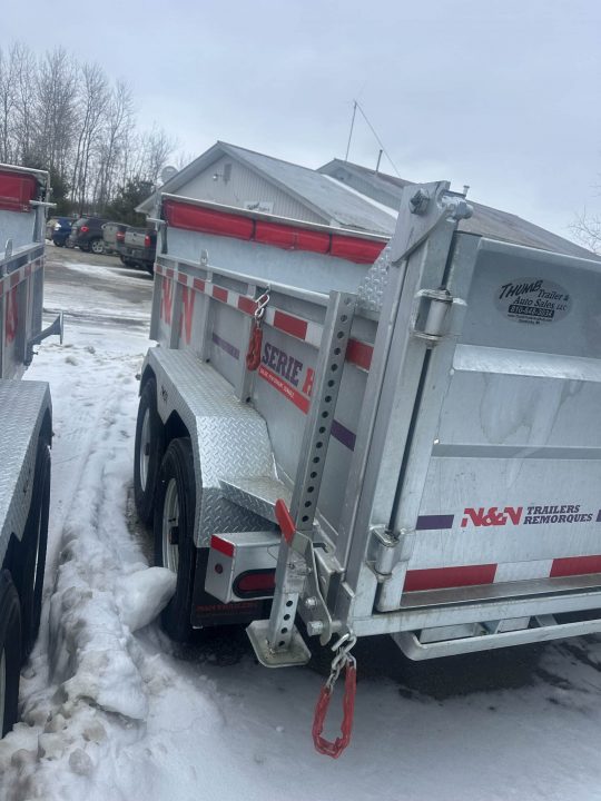 New 2026 82x12 N & N 15k Dump Trailer with Hydraulic Jack