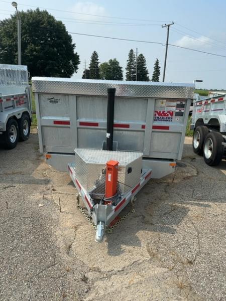 New 2026 82x12 N & N 15k Dump Trailer with Hydraulic Jack