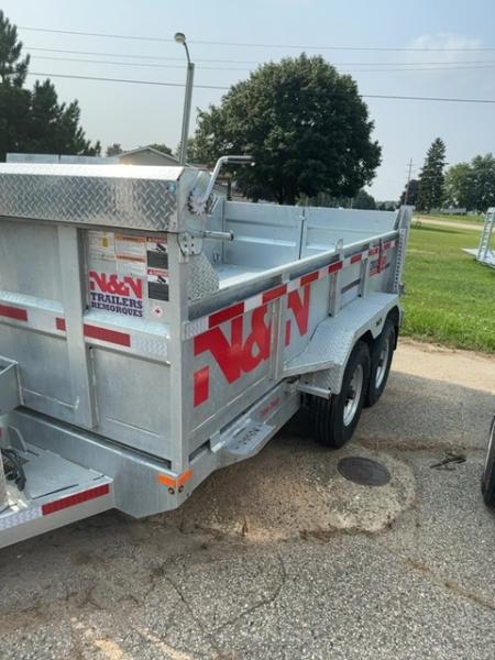 New 2026 82x12 N & N 15k Dump Trailer with Hydraulic Jack