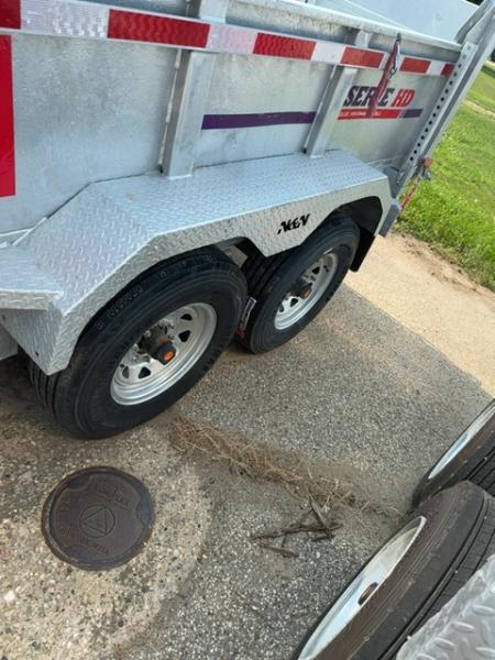 New 2026 82x12 N & N 15k Dump Trailer with Hydraulic Jack