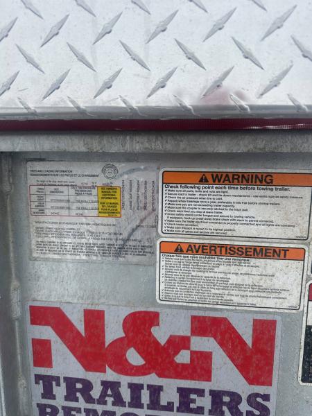 New 2026 82x12 N & N 15k Dump Trailer with Hydraulic Jack