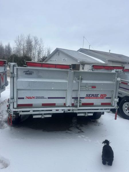 New 2026 82x12 N & N 15k Dump Trailer with Hydraulic Jack