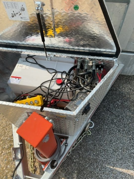 New 2026 82x12 N & N 15k Dump Trailer with Hydraulic Jack and Combogate
