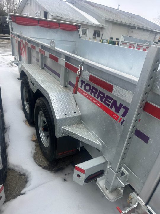 New 2026 82x12 N & N 15k Dump Trailer with Hydraulic Jack and Combogate