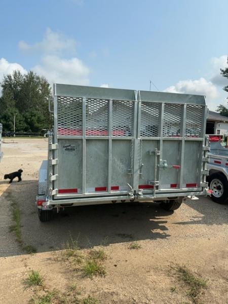 New 2026 82x12 N & N 15k Dump Trailer with Hydraulic Jack and Combogate