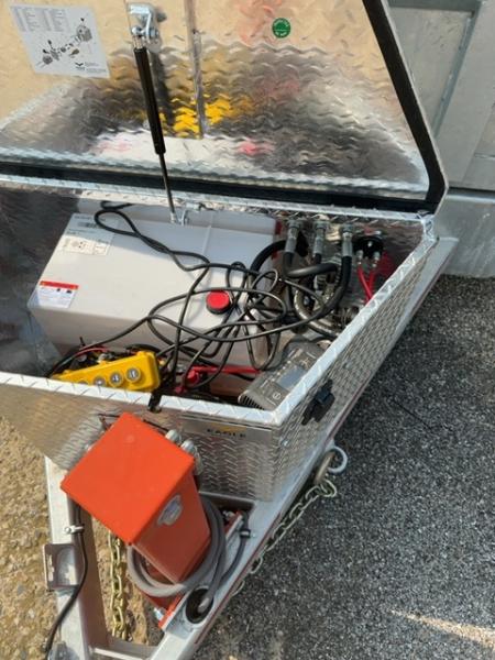 New 2026 82x12 N & N 15k Dump Trailer with Hydraulic Jack and Combogate