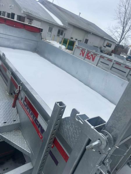 New 2026 82x12 N & N 15k Dump Trailer with Hydraulic Jack and Combogate