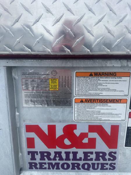 New 2026 82x14 N & N 15K Dump Trailer With Hydraulic Jack and Combo gates