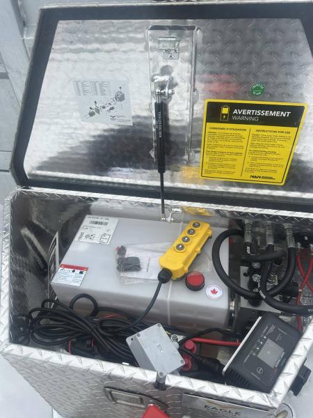 New 2026 82x14 N & N 15K Dump Trailer With Hydraulic Jack and Combo gates