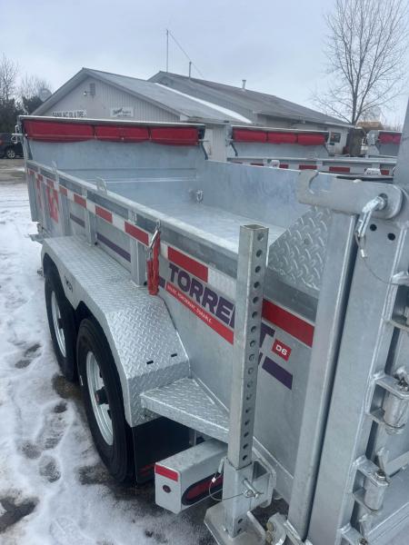 New 2026 82x14 N & N 15K Dump Trailer With Hydraulic Jack and Combo gates