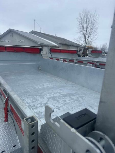 New 2026 82x14 N & N 15K Dump Trailer With Hydraulic Jack and Combo gates