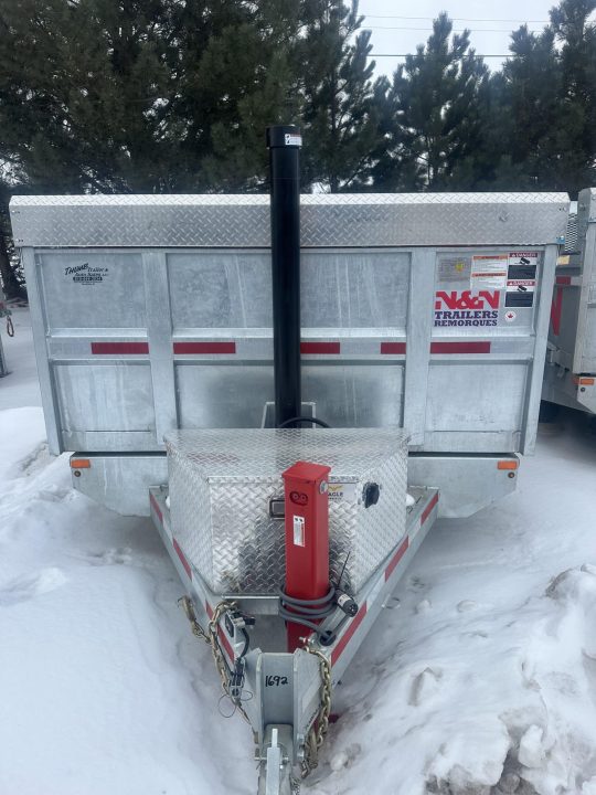 New 2026 82x16 N & N 15 K Dump Trailer With Combo gates and hydraulic jack
